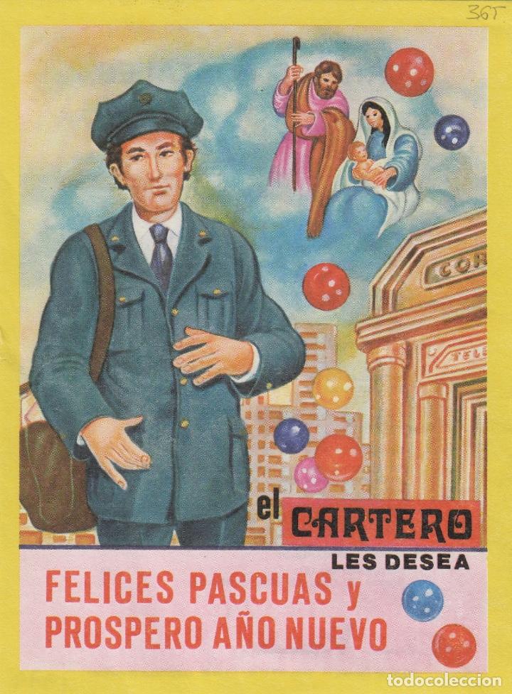 Postcards: CARTERO - TARJETA FELICITACION NAVIDAD-PASCUAS ,OFICIOS .