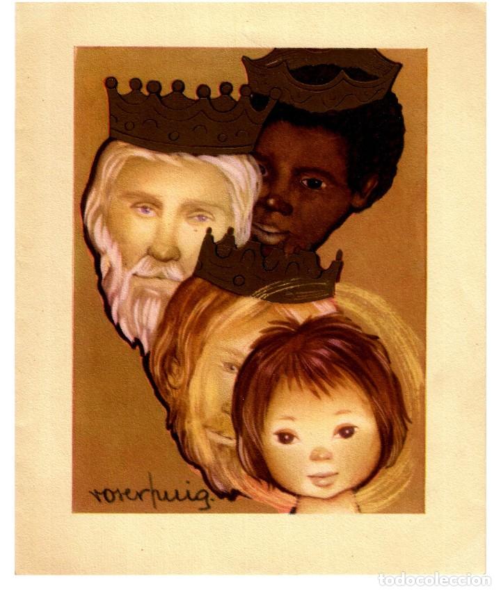 Postales: Roser Puig - Ed. Ortiz - DLM 11159.60 - 222x155 - D&iacute;ptico - Nuevo - In&eacute;dito en Todocolecci&oacute;n.