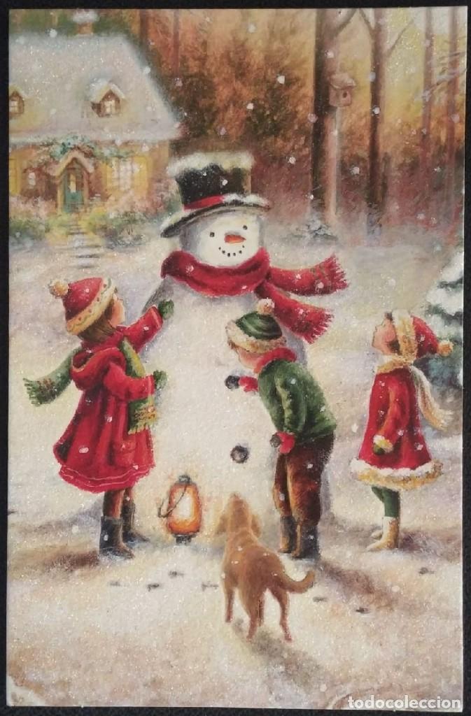 Postales: 4867A - JIM MITCHELL? PRECIOSA POSTAL - EDIC. AMERICAN GREETINGS - DIPTICA 18,5X12 CM- CON SOBRE