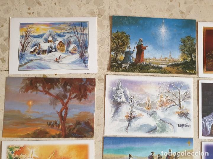 Postales: Postales navide&ntilde;as pintadas con el pie / la boca - Foto 2