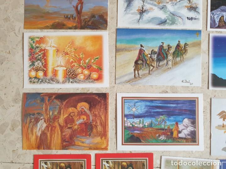 Postales: Postales navide&ntilde;as pintadas con el pie / la boca - Foto 3