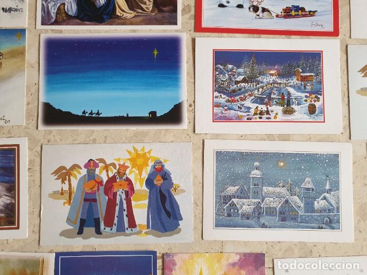 Postales: Postales navide&ntilde;as pintadas con el pie / la boca - Foto 7