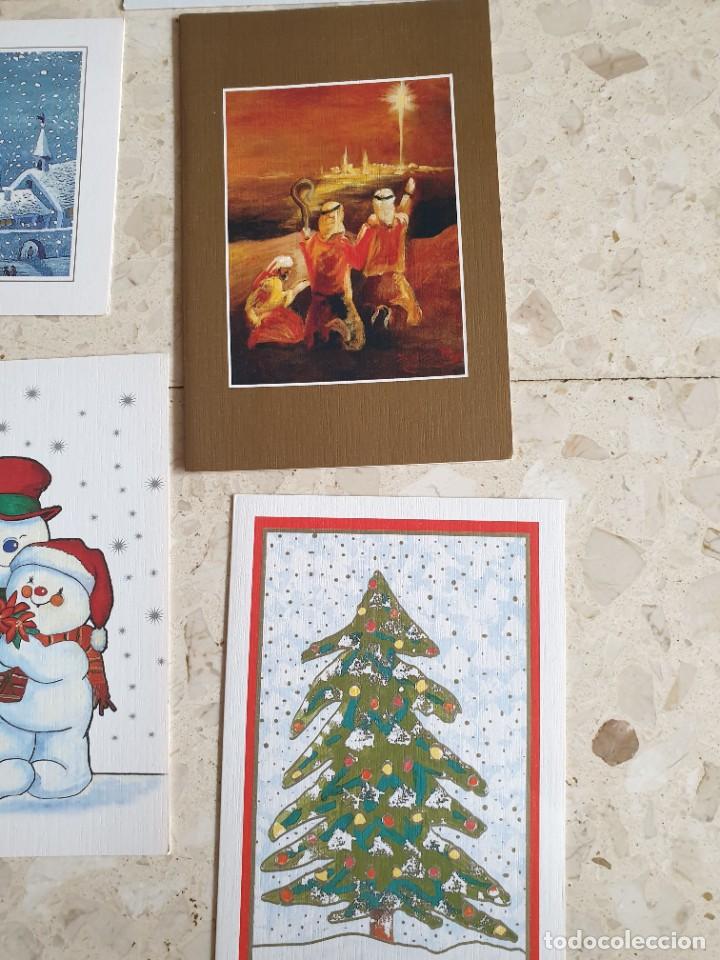 Postales: Postales navide&ntilde;as pintadas con el pie / la boca - Foto 8