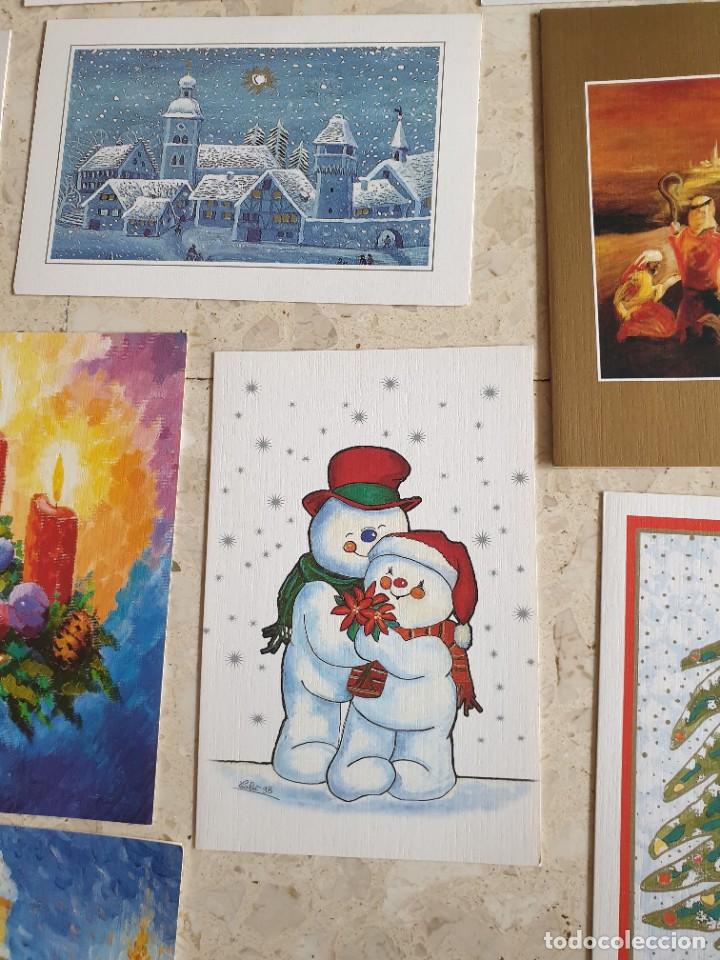Postales: Postales navide&ntilde;as pintadas con el pie / la boca - Foto 9