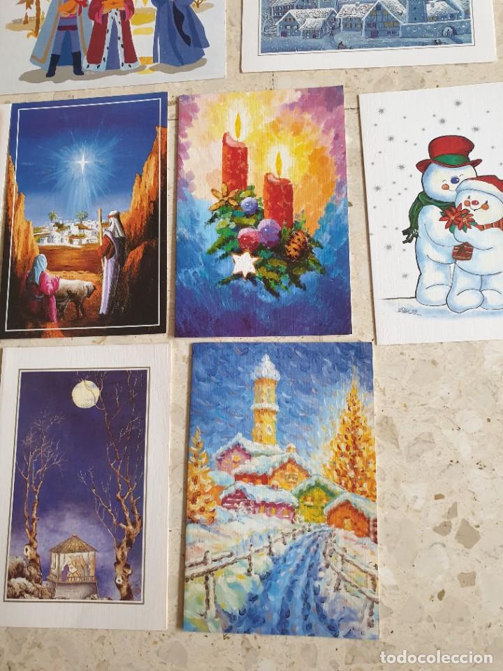Postales: Postales navide&ntilde;as pintadas con el pie / la boca - Foto 10