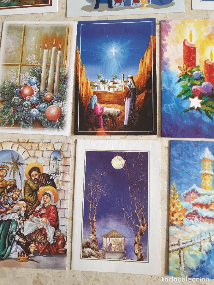 Postales: Postales navide&ntilde;as pintadas con el pie / la boca - Foto 11