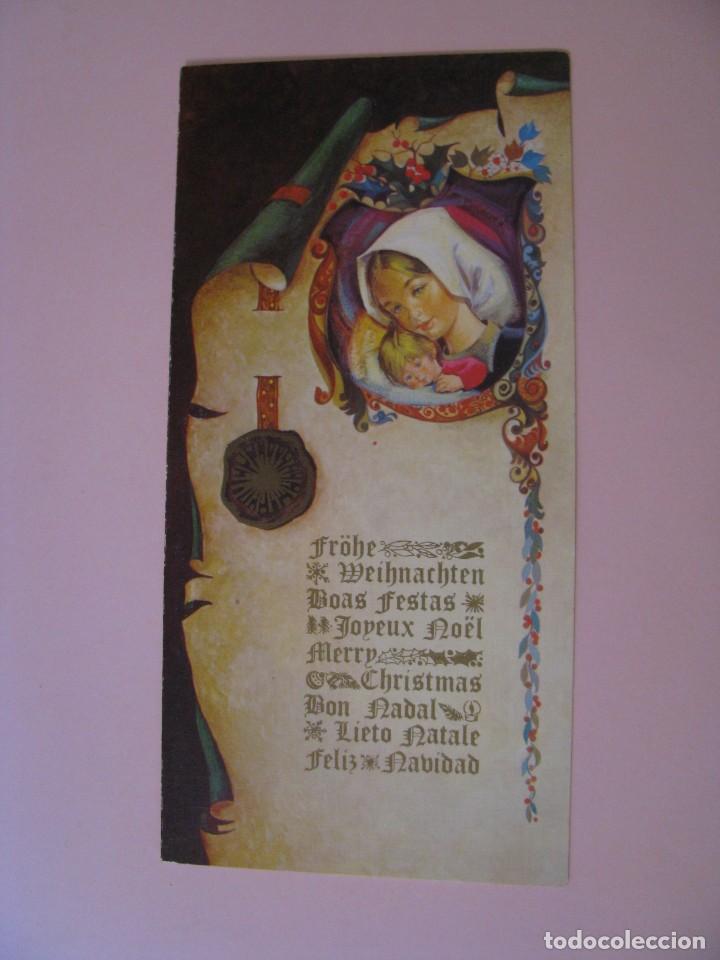 Postales: POSTAL DIPTICA DE NAVIDAD. ED. OPALO. ESCRITA. A&Ntilde;OS 70. 16,5X8 CM.