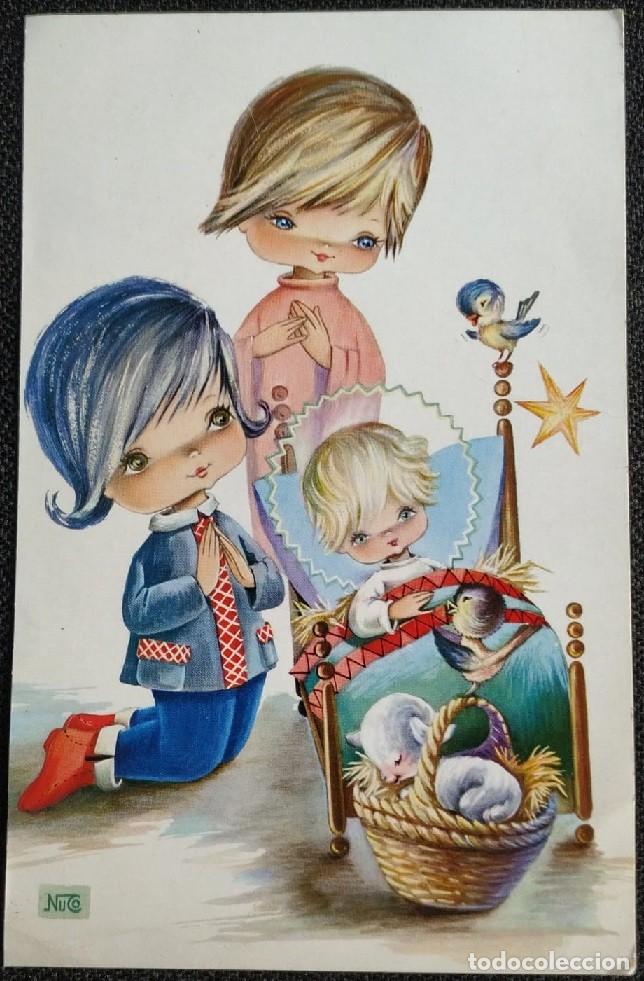 Postales: 2084K - NUCO- HERMOSA ILUSTRACI&Oacute;N NAVIDE&Ntilde;A-PEQUE&Ntilde;A L&Aacute;MINA O PRUEBA DE IMPRESI&Oacute;N 15X10 CM