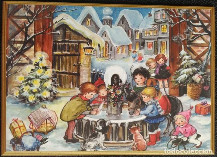 Postcards: 6082V- RICHARD SELLMER VERLAG- PRECIOSA POSTAL NAVIDE&Ntilde;A N&ordm; 99712- DIPTICA 16,5X12 CM - NUEVA