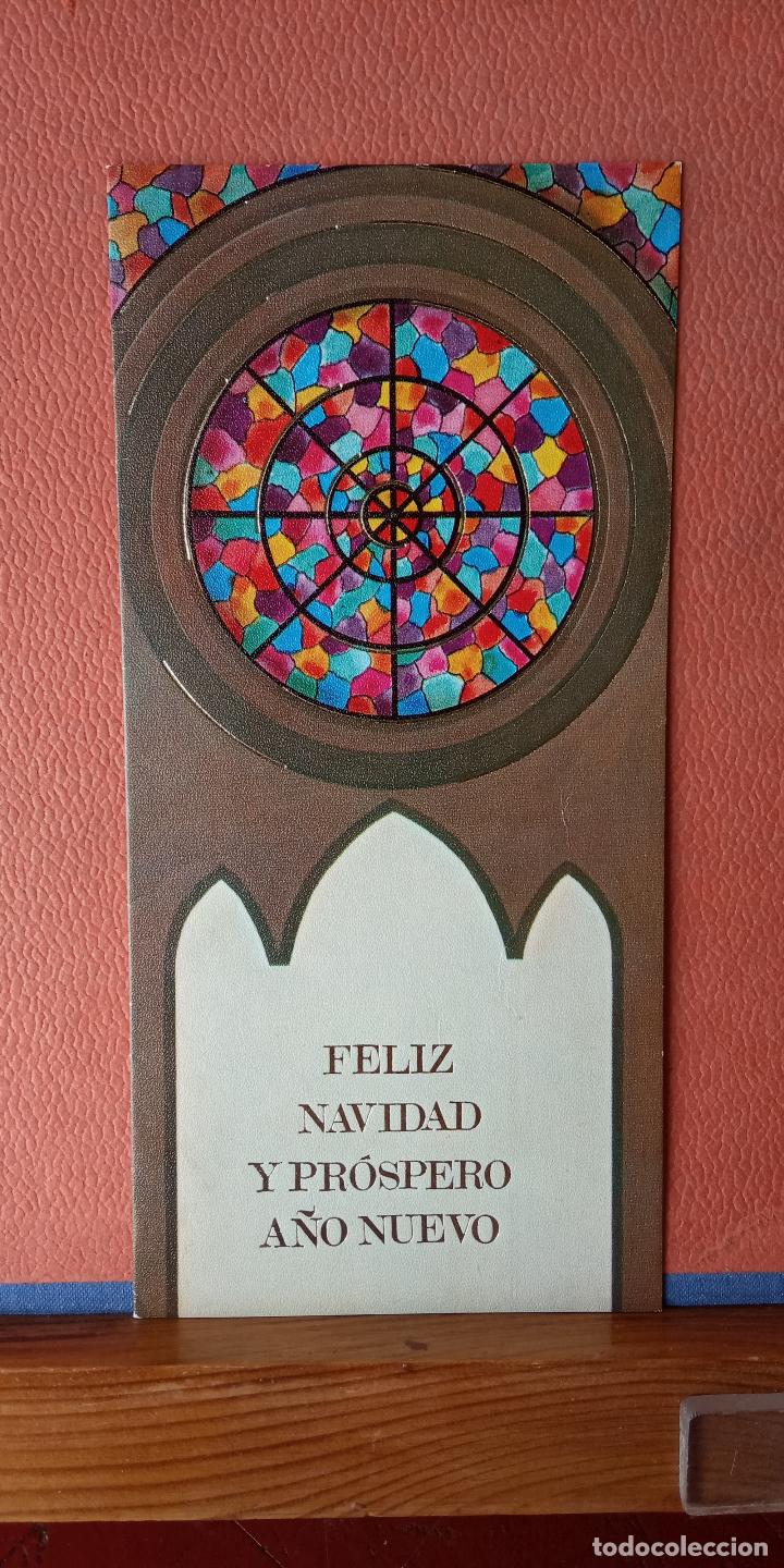 Postales: VITRAL.. BONITA POSTAL. DIPTICO. CIRCULADA. - Foto 1