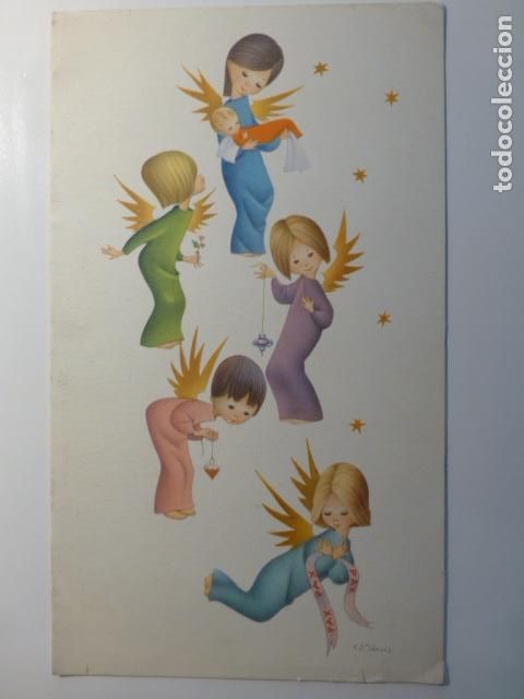 Postales: FELICITACION NAVIDAD SALMONS ILUSTRADOR 11, X 19,5 CMTS