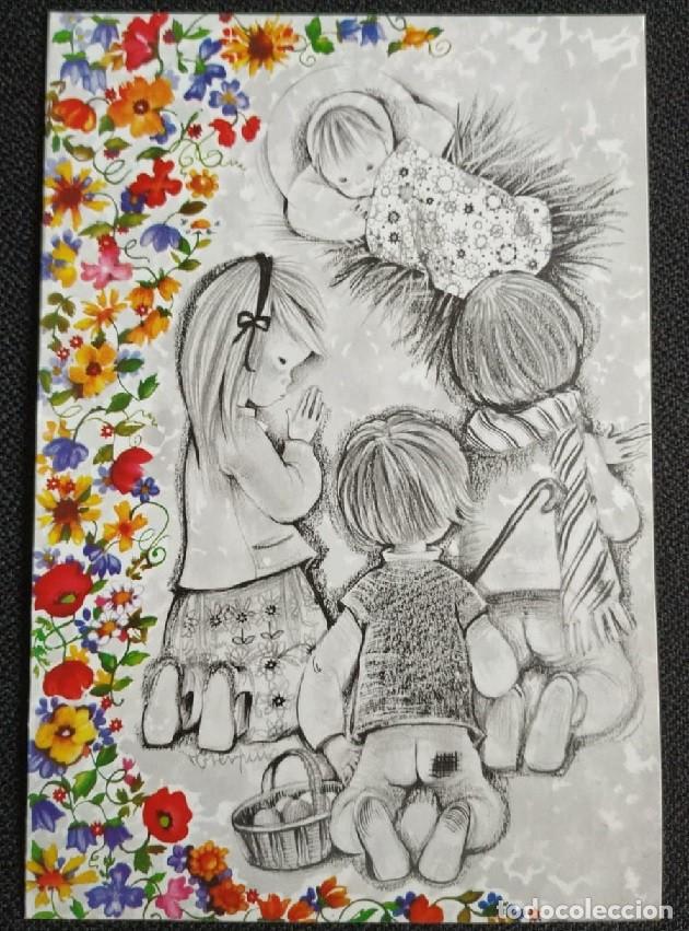 Cartes Postales: 2061L -ROSER PUIG - EDICIONES SABADELL SERIE MIRACLE 4030.1 - DIPTICA 16,7X11,5 CM