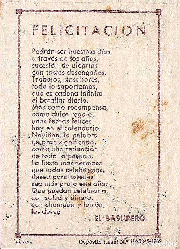 Postales: Felicitaci&oacute;n Navidad Basurero - Foto 2