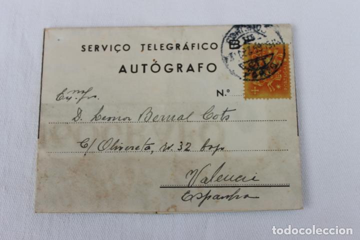 Postales: SOBRE CON SELLO OPORTO A&Ntilde;OS 50, CON FOTOLITO INTERIOR FELICITACION