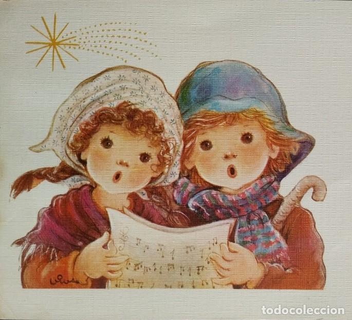 Postais: 2076F - VIVES - PRECIOSA POSTAL SERIE 5414.2 - DUO NAVIDE&Ntilde;O - 15,5X8,7 CM