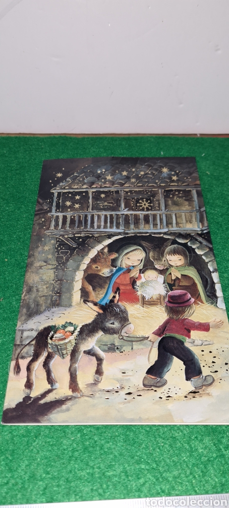 Postales: Impresionante y preciosa postal de Navidad. Ediciones Allegro. Diptico. Sin escribir. Con dorados - Foto 1 - 267209979