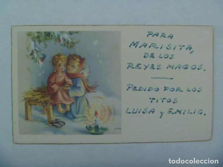 Postkarten: PEQUE&Ntilde;A TARJETA DE FELICITACION DE NAVIDAD , A&Ntilde;OS 50