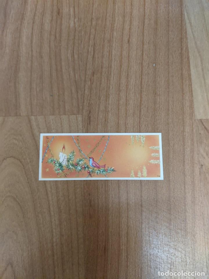 Postcards: POSTAL NAVIDAD PEQUE&Ntilde;ITA 9,5 X 3 NARANJA
