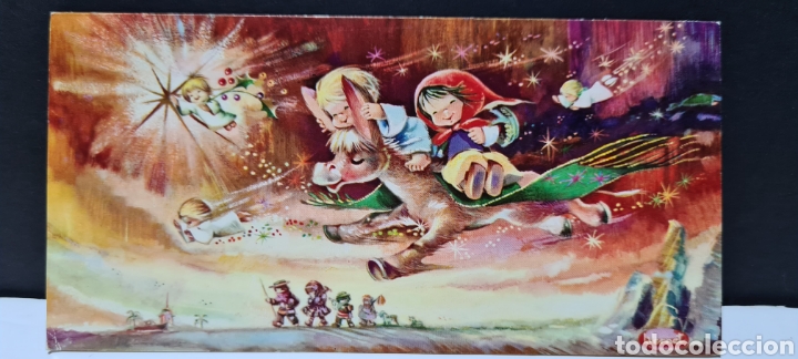 Postales: Preciosa postal de Navidad. Vernet. Diptico. CyZ. Escrita