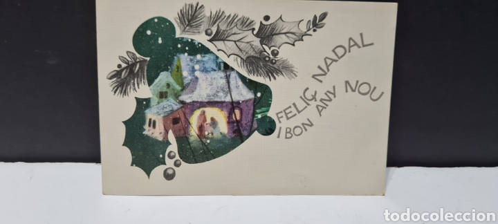Postales: Preciosa postal de Navidad. Sabadell. Escrita. - Foto 2