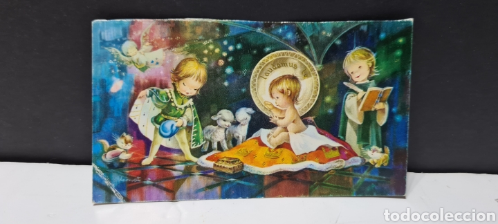 Postales: Preciosa postal de Navidad. Vernet. - Foto 2