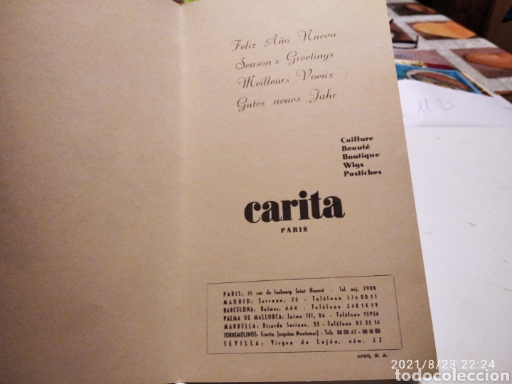 Postales: Postal carita Paris Navidad - Foto 2