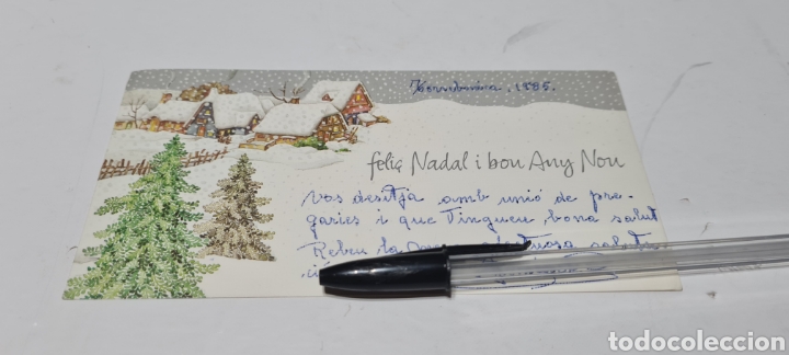 Postales: Preciosa postal de Navidad. Busquets. Escrita - Foto 3