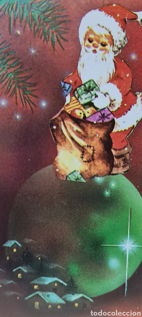 Postcards: Preciosa postal de Navidad. Diptico. Casta&ntilde;er. Sin escribir