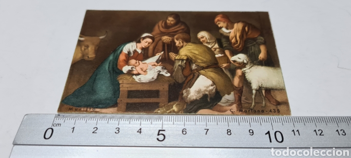 Postales: Preciosa postal de Navidad. Murillo. Escrita - Foto 3