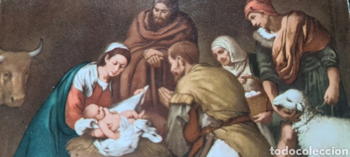 Postales: Preciosa postal de Navidad. Murillo. Escrita - Foto 1