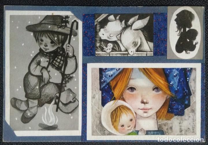 Postales: 7365B - SALMONS - EDICIONES SABADELL SERIE MIRACLE 4478 - DIPTICA 16,8X11,5 CM