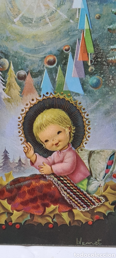 Postales: Preciosa postal de Navidad. Diptico. Vernet. CyZ. Escrita