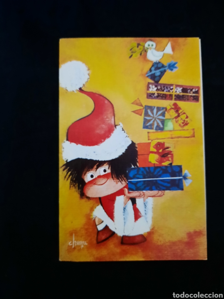 Cartes Postales: Tarjeta portafotos Minerva Ilustraci&oacute;n Chema