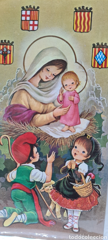 Postales: Preciosa postal de Navidad. Diptico. Vernet. Sin escribir. Con sobre