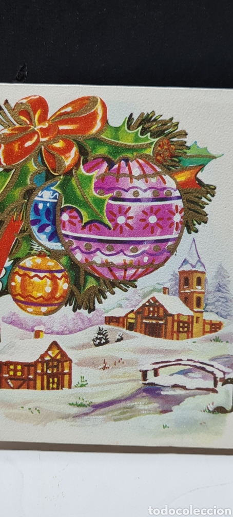 Postales: Preciosa postal de Navidad. Diptico. Ediciones Vikingo. Escrita
