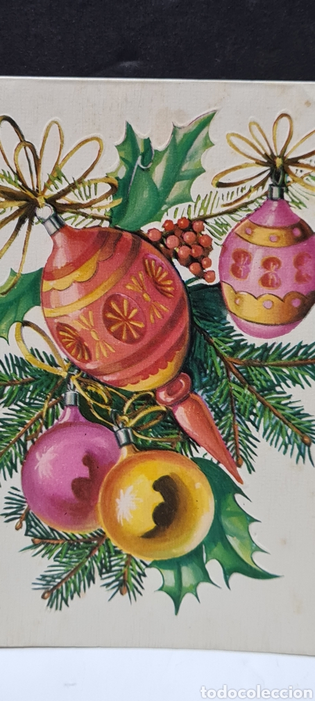 Cartes Postales: Preciosa postal de Navidad. Diptico. Escrita