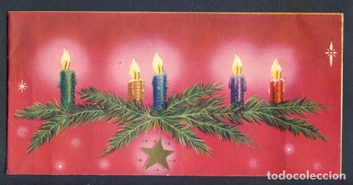 Postais: Felicitacion navide&ntilde;a desplegable con diorama de nacimiento en el interior (ver foto adicional)