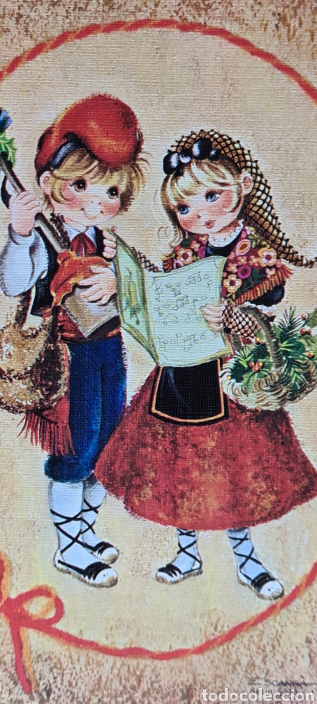 Postais: Preciosa postal de Navidad. Escarr&agrave;. Sin escribir