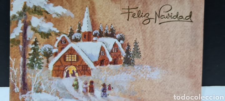 Postais: Preciosa postal de Navidad. Diptico. Golden. Sin escribir.