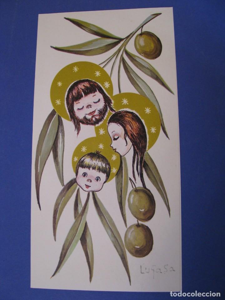Postais: POSTAL DIPTICA DE IL. LUGASA. ED. QUINTANS 1969. SIN USAR. 22X11 CM.