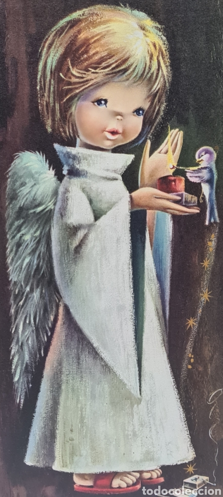 Cartes Postales: Preciosa postal de Navidad. Diptico. Vernet. CyZ. Gran tama&ntilde;o. Escrita