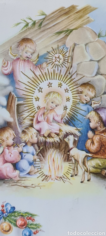 Postais: Preciosa postal de Navidad. Diptico. Nuria Bar&oacute;. Escrita
