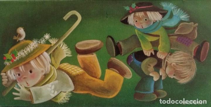 Postales: 0844K - SALMONS - JUEGOS DE NAVIDAD - SERIE 03.083.3 - DIPTICA 16,7X8,5 CM