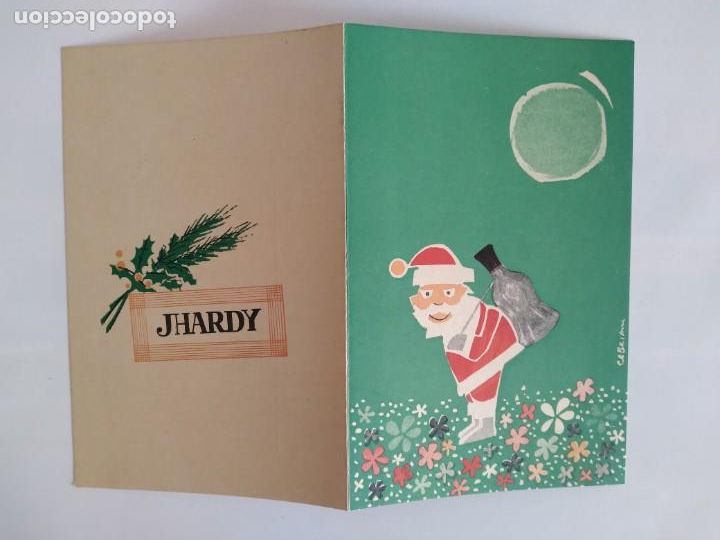 Postales: ANTIGUA FELICITACION NAVIDAD 1961 PUBLICIDAD PERFUMES JHARDY
