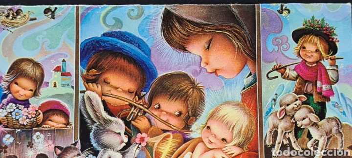 Postales: Preciosa postal de Navidad. Diptico. Vernet. CyZ . Escrita