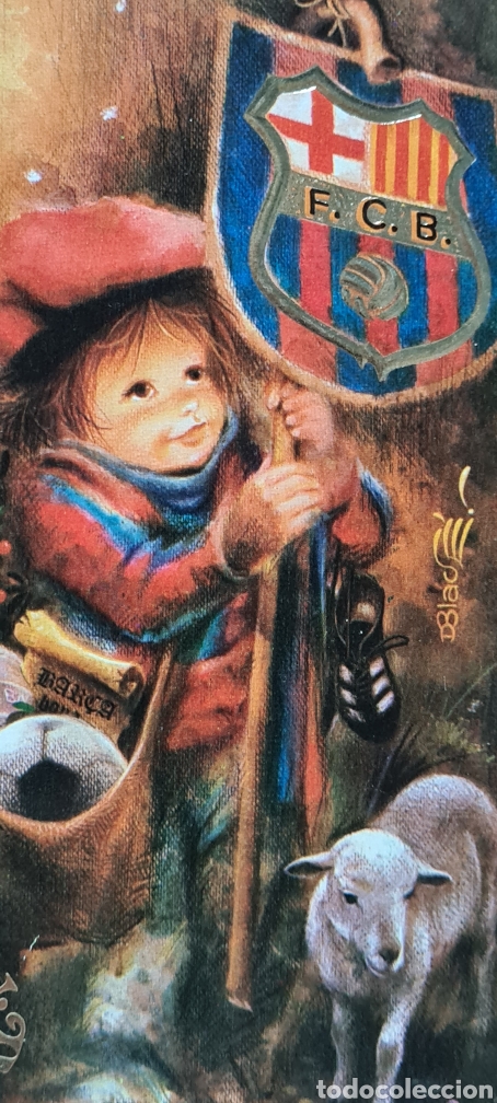 Postkarten: Preciosa postal de Navidad. Diptico. DBLAD&Eacute;. Subi. Especial Bar&ccedil;a. Escrita