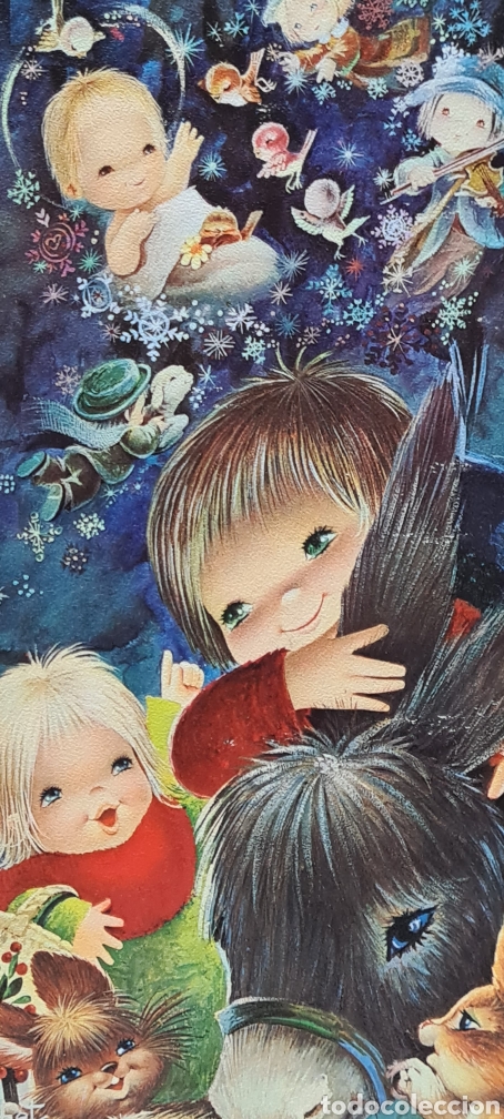 Cartes Postales: Preciosa postal de Navidad. Diptico. Gran tama&ntilde;o. Vernet. CyZ. Escrita