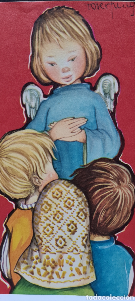 Postais: Preciosa postal de Navidad. Diptico. Roser Puig. Escrita