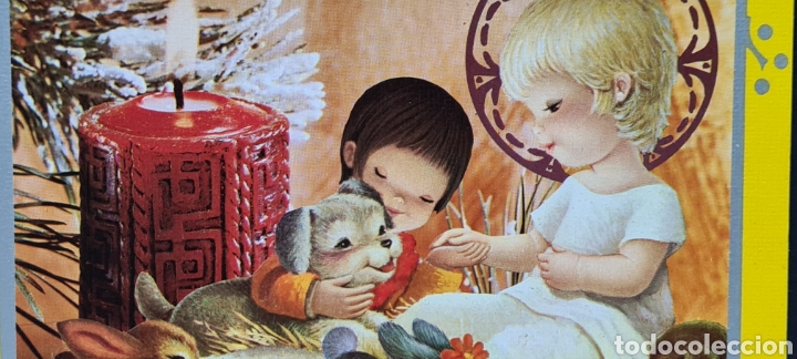 Cartes Postales: Preciosa postal de Navidad. Diptico. Vernet. Escrita