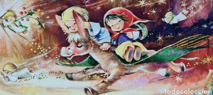 Postales: Preciosa postal de Navidad. Diptico. Vernet. CyZ. Escrita